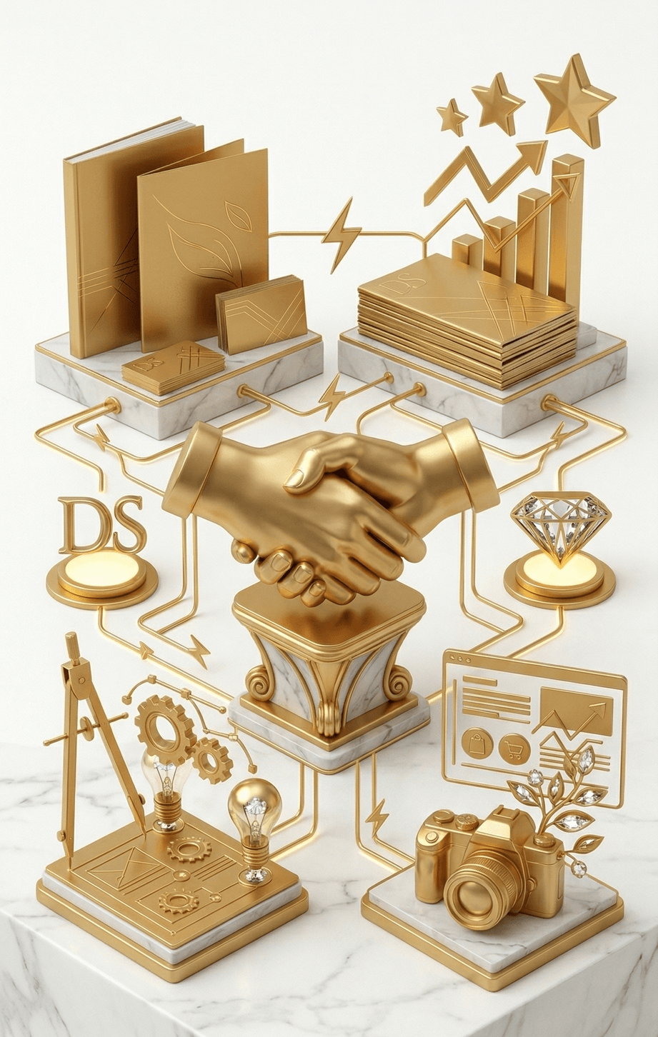 Přehled komplexních grafických služeb a kreativních řešení od Design Soukup pro vaši firmu.